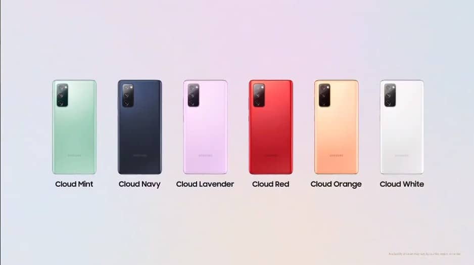 Galaxy S20 FE 顏色