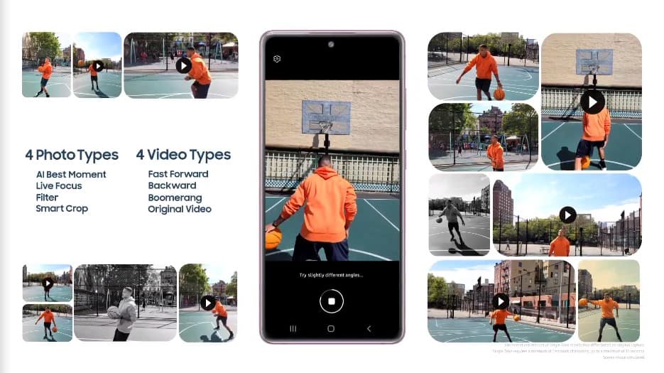 Galaxy S20 FE Single Take