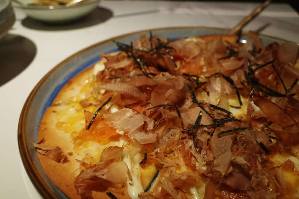 牧羊少年：日式大阪燒風味煙三文魚薄餅