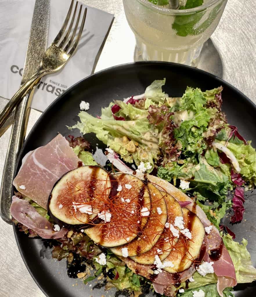 contrast:  無花果巴馬火腿忌廉芝士酸種包 HK$82 