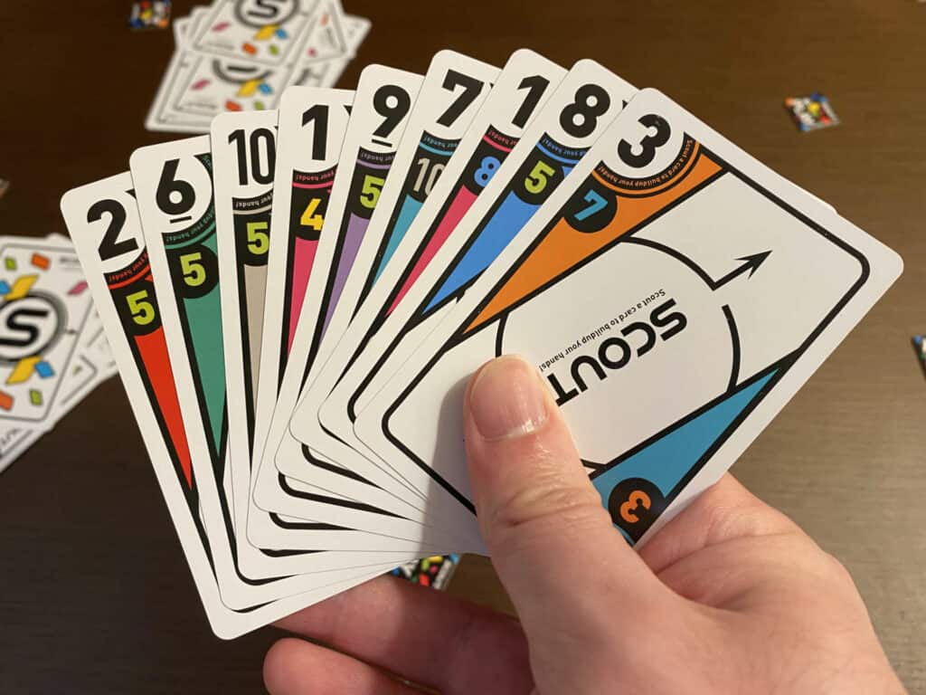 Scout! 另一個獨特玩法係唔可以執牌!